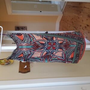 Anthropologie Maeve Colorful Geometric Patterned Skirt 12